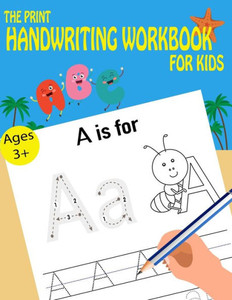 Print handwriting workbook, handwriting practice for kids