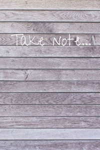 Take Note... Take Note...