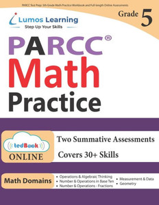 Parcc Test Prep : 5Th Grade Math Practice Workbook And Full-Length Online Assessments: Parcc Study Guide