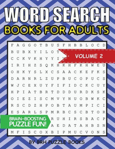Word Search Books For Adults : 100 Word Search Puzzles For Adults - Brain-Boosting Fun
