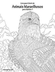 Livro Para Colorir De Animais Maravilhosos Para Adultos 1