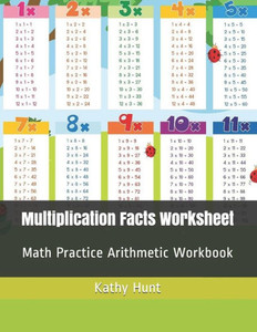 Multiplication Facts Worksheet: Math Practice Arithmetic Workbook