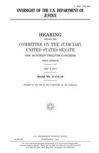 Oversight Of The U. S. Department Of Justice Oversight Of The U. S. Department Of Justice