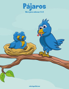 Pájaros Libro Para Colorear 5 & 6 Pájaros Libro Para Colorear 5 & 6