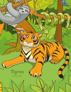 Tigres Libro Para Colorear 1