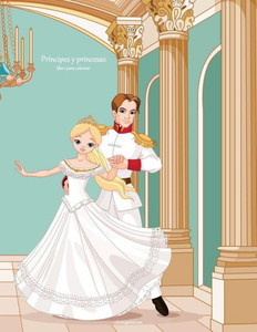 Príncipes Y Princesas Libro Para Colorear 1