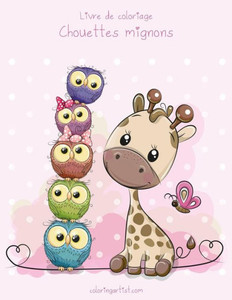Livre De Coloriage Chouettes Mignons 1