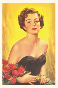 Vintage Journal Beauty Queen With Roses