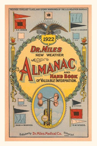 Vintage Journal Dr. Miles Weather Almanac Vintage Journal Dr. Miles Weather Almanac
