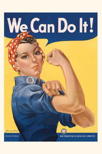 Vintage Journal We Can Do It Poster Vintage Journal We Can Do It Poster