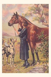 Vintage Journal Woman With Horse Vintage Journal Woman With Horse