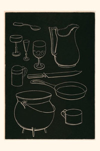 Vintage Journal Assorted Domestic Goods