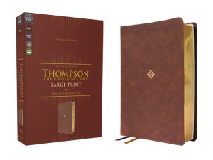 Nkjv, Thompson Chain-Reference Bible, Large Print, Leathersoft, Brown, Red Letter, Comfort Print Nkjv, Thompson Chain-Reference Bible, Large Print, Leathersoft, Brown, Red Letter, Comfort Print