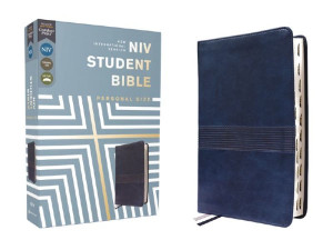 Niv, Student Bible, Personal Size, Leathersoft, Navy, Thumb Indexed, Comfort Print Niv, Student Bible, Personal Size, Leathersoft, Navy, Thumb Indexed, Comfort Print
