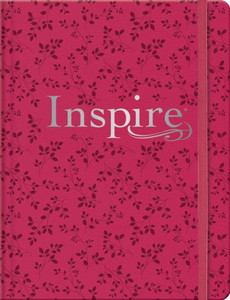 Inspire Bible Nlt (Hardcover Leatherlike, Pink Peony): The Bible For Coloring & Creative Journaling