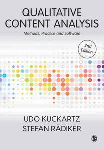 Qualitative Content Analysis: Methods, Practice And Software Qualitative Content Analysis: Methods, Practice And Software