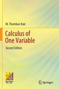 Calculus Of One Variable Calculus Of One Variable