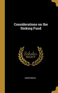 Considerations on the Sinking Fund Considerations on the Sinking Fund