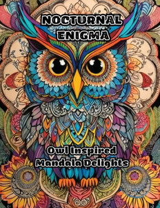 Nocturnal Enigma: Owl Inspired Mandala Delights