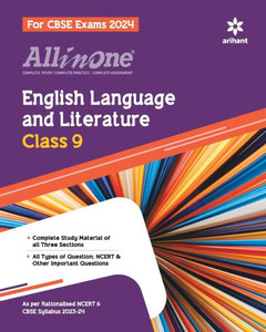 All In One Class 9th English Language and Literature for CBSE Exam 2024 All In One Class 9th English Language and Literature for CBSE Exam 2024