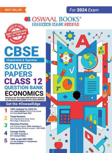 Oswaal CBSE Class 12 Economics Question Bank 2023-24 Book
