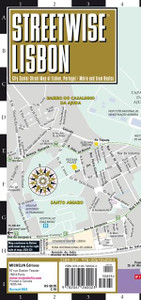 Streetwise Lisbon Map: Laminated City Center Street Map of Lisbon, Portugal (Michelin Streetwise Maps)
