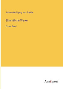 Sämmtliche Werke: Erster Band (German Edition)