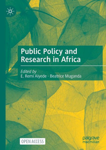 Public Policy and Research in Africa Public Policy and Research in Africa