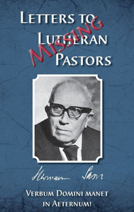 Missing Letters To Lutheran Pastors, Hermann Sasse