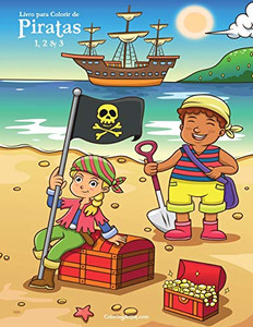 Livro para Colorir de Piratas 1, 2 & 3 (Portuguese Edition)
