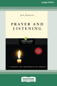 Prayer And Listening [Standard Large Print 16 Pt Edition]