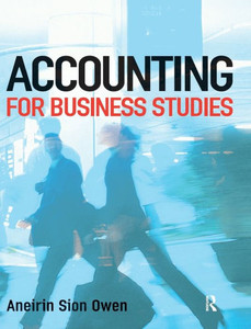 Accounting For Business Studies Accounting For Business Studies