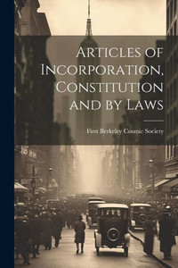 Articles Of Incorporation, Constitution And By Laws Articles Of Incorporation, Constitution And By Laws