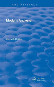 Modern Analysis (1997) (Crc Press Revivals) Modern Analysis (1997) (Crc Press Revivals)