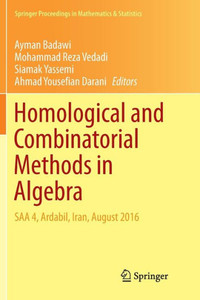 Homological And Combinatorial Methods In Algebra: Saa 4, Ardabil, Iran, August 2016 (Springer Proceedings In Mathematics & Statistics, 228)