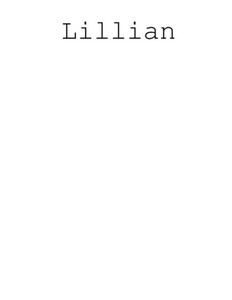 Lillian Lillian