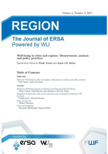 Well-Being In Cities And Regions: Measurement, Analysis, And Policy Practices