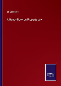 A Handy Book On Property Law A Handy Book On Property Law