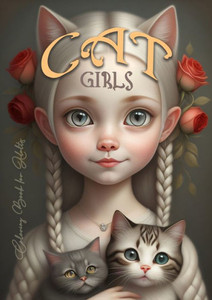 Cat Girls Coloring Book For Adults: Cute Cats Coloring Book For Adults Girls With Cats Coloring Book Grayscale - Girl Portraits A4 60P Cat Girls Coloring Book For Adults: Cute Cats Coloring Book For Adults Girls With Cats Coloring Book Grayscale - Girl Portraits A4 60P