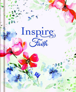 Inspire Faith Bible Large Print, NLT (Hardcover, Wildflower Meadow, Filament Enabled): The Bible for Coloring & Creative Journaling