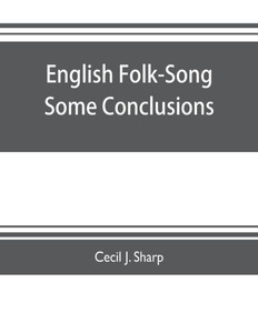English Folk-Song Some Conclusions English Folk-Song Some Conclusions