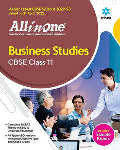 CBSE All In One Business Studies Class 11 2022-23 Edition (As Per Latest CBSE Syllabus Issued on 21 April 2022) CBSE All In One Business Studies Class 11 2022-23 Edition (As Per Latest CBSE Syllabus Issued on 21 April 2022)
