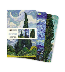 Vincent Van Gogh: Cypresses Set of 3 Mini Notebooks Vincent Van Gogh: Cypresses Set of 3 Mini Notebooks