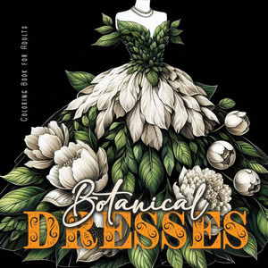 Botanical Dresses Coloring Book for Adults : Botanical Coloring Book for Adults | Flower Dresses Coloring Book Grayscale Plants Botanical Dresses Coloring Book for Adults : Botanical Coloring Book for Adults | Flower Dresses Coloring Book Grayscale Plants