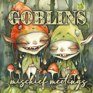 Goblins Mischief Meetings Coloring Book for Adults : Gnomes Goblins Coloring Book Portrait Nasty and Funny Goblins Coloring Book for Adults Fantasy Coloring Book