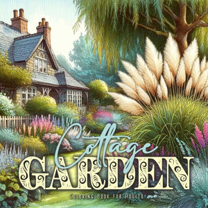 Cottage Garden Coloring Book for Adults : Cottages Coloring Book for Adults Gardens Coloring Book for Adults