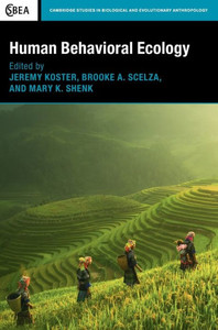 Human Behavioral Ecology Human Behavioral Ecology
