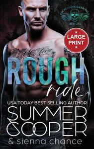 Rough Ride : A Motorcycle Club New Adult Romance (Large Print Hardback)