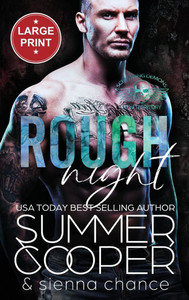 Rough Night : A Motorcycle Club New Adult Romance (Large Print Hardback)