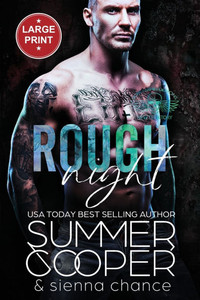 Rough Night : A Motorcycle Club New Adult Romance (Large Print)